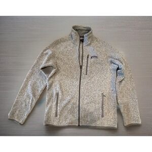 Patagonia Better Sweater Full Zip Jacket Gray Fleece Zip-Pocket Womens Size M